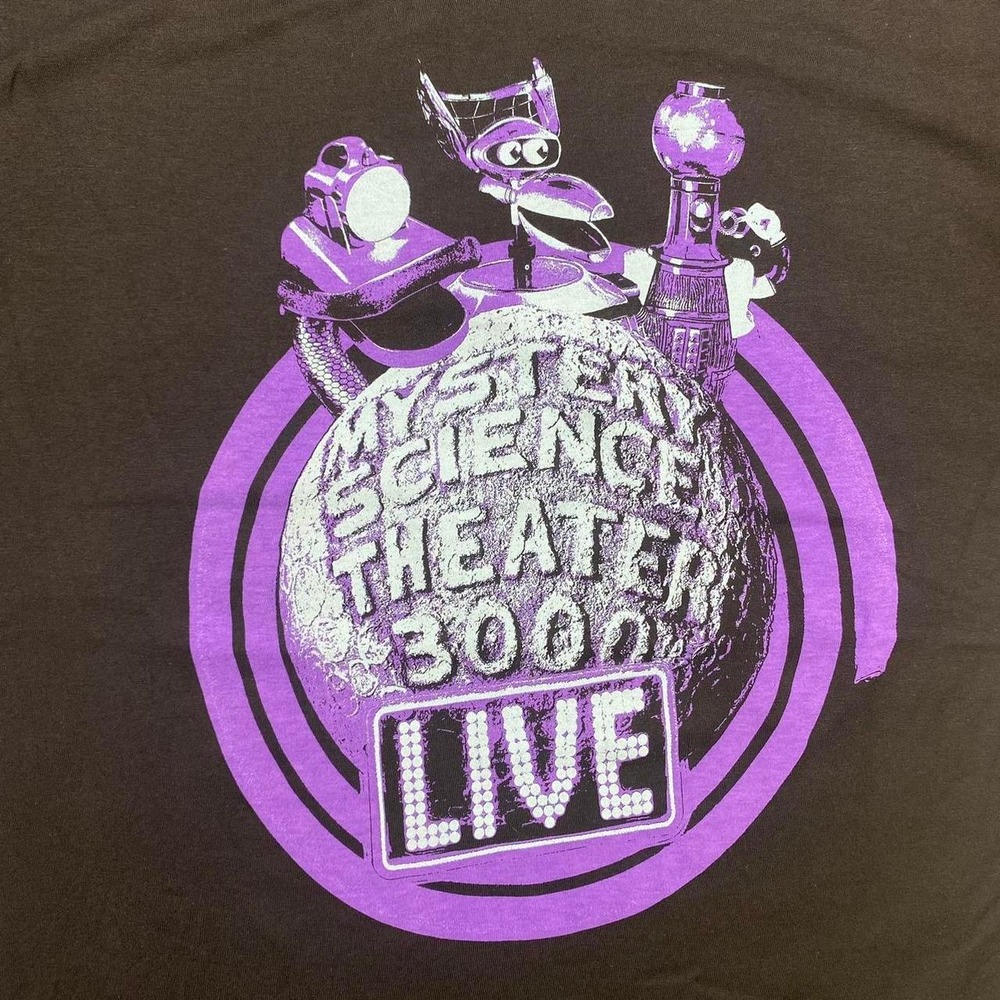 Mystery Science Theater 3000‎ Live comedy promo shirt LARGE